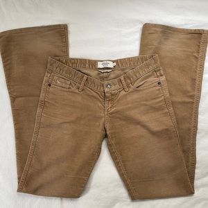 Abercrombie & Fitch Low Rise Corduroy Flare Pants